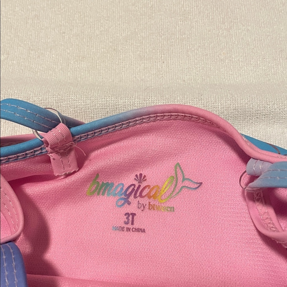 Colorful Mermaid Shell Swimsuit size 3T - Picture 2 of 4